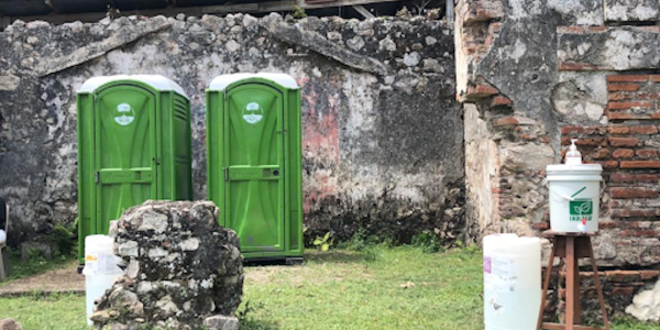 EkoMobil toilets at Citadelle Laferrière