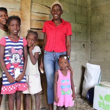 Family with Household Toilet