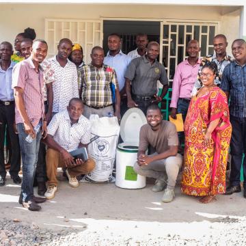 IAF staff and grantees with SOIL staff