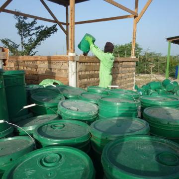 container emptying
