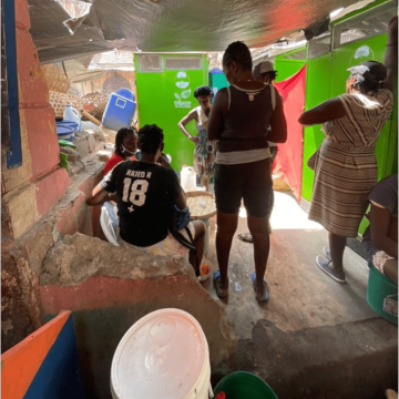 SOIL's public toilets in Cap-Haitien market