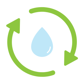 water saved icon